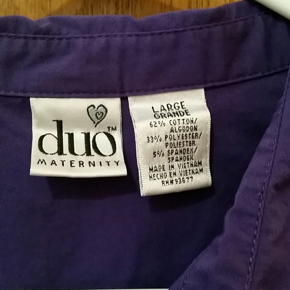 2 Maternity Large Long Sleeve Tops - Picture 4 of 5